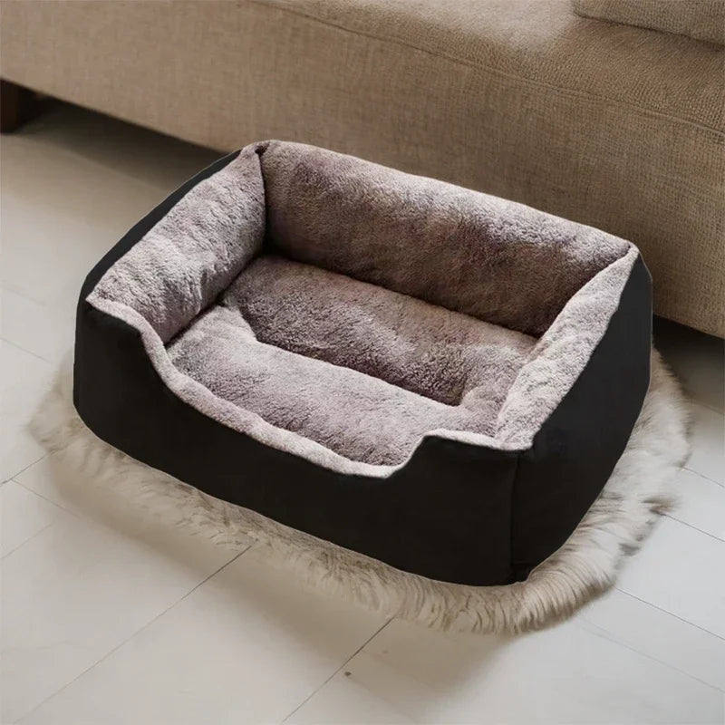 Cat & Dog Pet Bed – Soft cushion basket house for kittens, puppies, and small pets