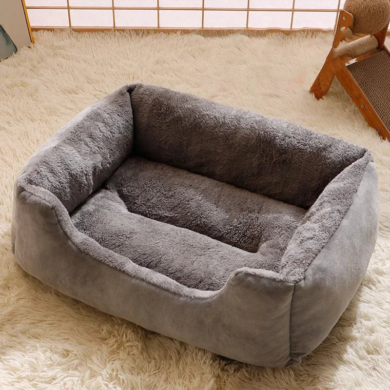 Cat & Dog Pet Bed – Soft cushion basket house for kittens, puppies, and small pets