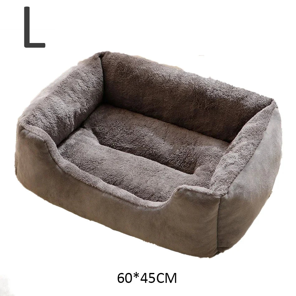 Cat & Dog Pet Bed – Soft cushion basket house for kittens, puppies, and small pets