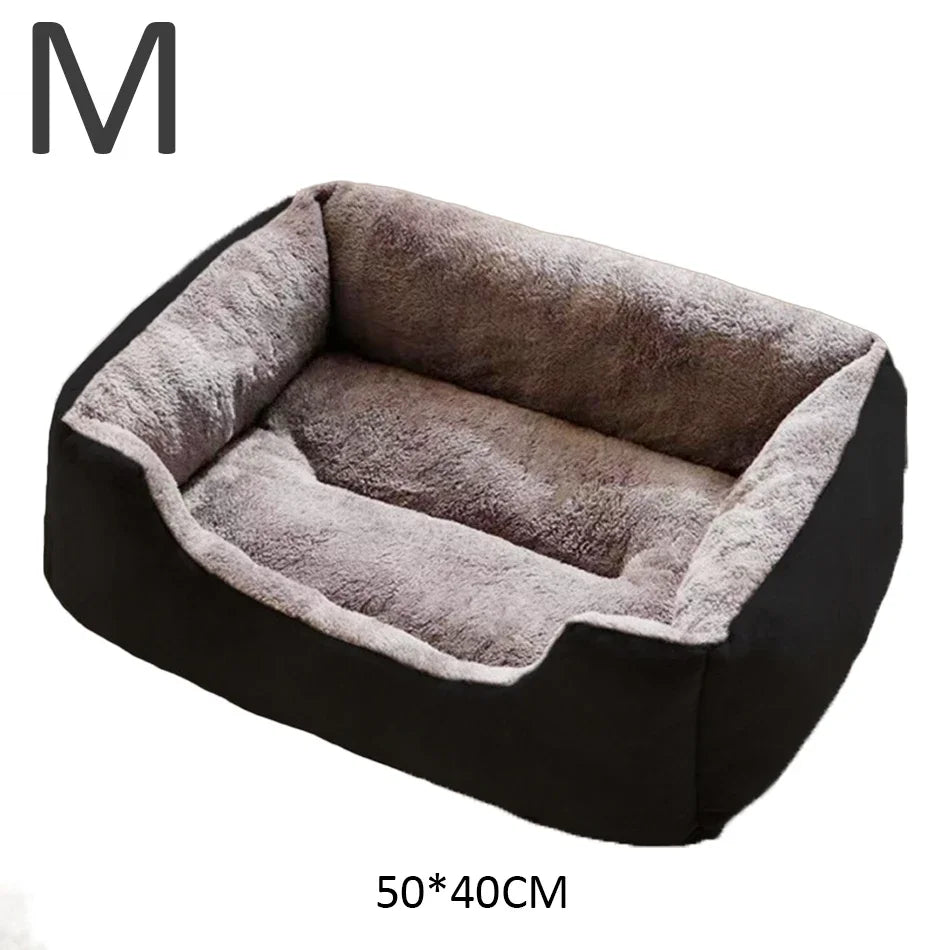 Cat & Dog Pet Bed – Soft cushion basket house for kittens, puppies, and small pets