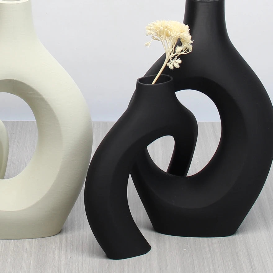 Bohemian Style Art Vase Set – Decorative vases for home, office, living room, bedroom, or wedding décor.